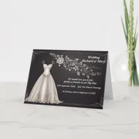 Wedding Dress Elegance Wedding Invitation