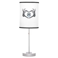 Skeleton Heart Hands Classic Design For Halloween Table Lamp