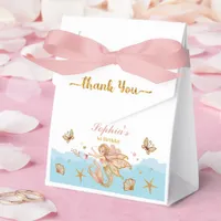 Magical Fairy Mermaid Girl's Birthday Party Favor Boxes