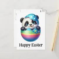 Adorable Funny Cute Easter Baby Panda Postcard