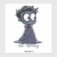 Halloween Monster Boy Sticker