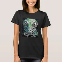 Reptilian Lizard Man Alien Extraterrestrial Being  T-Shirt