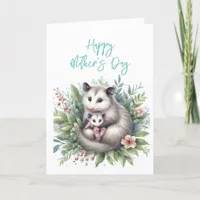 Mother's Day Possum Greeting Card