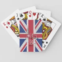 Flag and Symbols of Great Britain ID154 Poker Cards