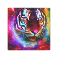 Cosmic Tiger Metal Print