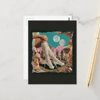 Sexy Legs in Lace and Heels Collage  Postcard