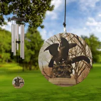 Eagles and Prey Sculpture in NYC Central Park Wind Chime