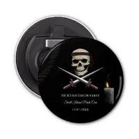 Corsair Pirate themed sea rover Bachelor/Birthday Bottle Opener