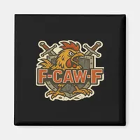 Humor Crow Funny Gothic F-Caw-F Magnet
