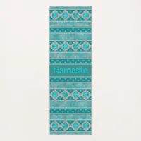 Southwest Turquoise Personalized Yoga Mat