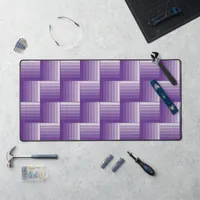 Desk Mat -  Ombre Stripes in Your Choice of Color