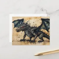 Black Dragon Postcard