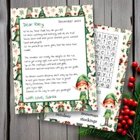 Cute Personalized Letter from Santa | Word Search