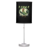 F Caw F Funny Chicken Halloween Vintage Classic Table Lamp