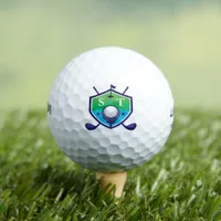 Create cool initials monogram golf balls