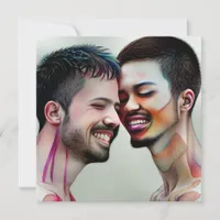 Personalized Gay Wedding LGBTQIA+ Photo Invitation