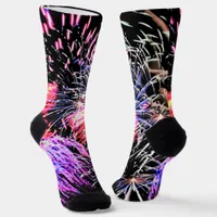 Fireworks Display Patriotic Holiday Unisex Socks