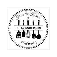 From the Kitchen Utensils Personalized Self-inking Stamp