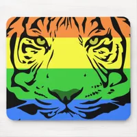 Rainbow Tiger Mouse Pad