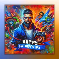 Happy Father's Day Daddy Gamer | Photo Print