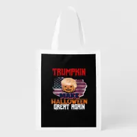 Trumpkin Halloween Classic Grocery Bag