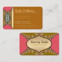 Lace Jewels Energy Goddess Tarot Business Cards