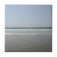 Serene California Beach Ceramic Tile