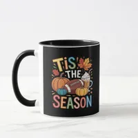 Fall Football Autumn Pumpkin Coffee Lover Mug
