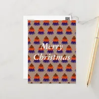 Multicolored Christmas Tree - Postcard