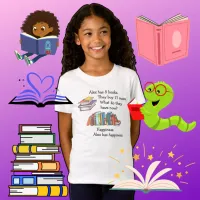 Books = Happiness, Love to Read T-Shirt