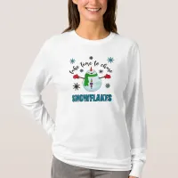 *~* Take the Time to Chase Snowflakes snow man T-Shirt