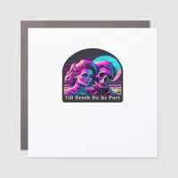 Till Death Do Us Part Sloth and Soulmate Theme Car Magnet