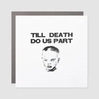 Till Death Do Us Part Sloth Classic Design Car Magnet