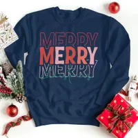 Seasonal Snuggles: Merry Christmas Winter Sweatshirt