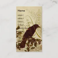 Redwing Blackbird Business Card