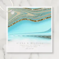 Abstract Glitter Strata Wedding Thank You ID903 Favor Tags