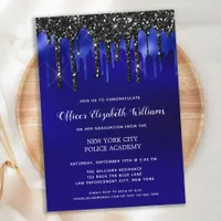 Police Graduation Elegant Law Enforcement Invitation