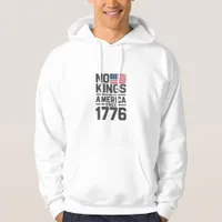No Kings In America Since 1776 Creative Design Hoodie