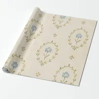 Cottagecore Floral Wrapping Paper