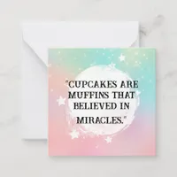 *~  Kindness Miracles   AP62  Note Card