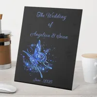 Lunar Moth Magical Wedding Pedestal Sign