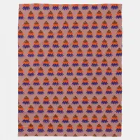 Multicolored Christmas Tree - Fleece Blanket