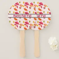 Fall  hand fan