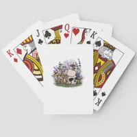 Cottagecore Aesthetic Mushroom Man Goblincore Fant Poker Cards