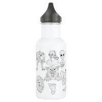 UFO, Alien, Bigfoot, Mothman, Dogman, Cryptids   Stainless Steel Water Bottle