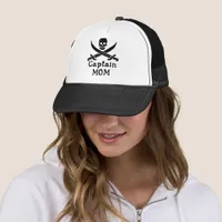 Captain Mom Trucker Hat