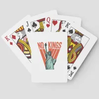 No Kings Statue Of  Protest  American Classic Poker Cards