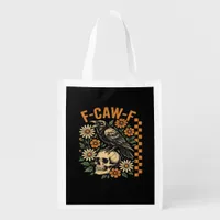 Crow Raven F-Caw-F Cool Unique Grocery Bag