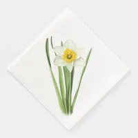 Daffodil Flower Paper Dinner Napkins