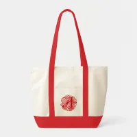 Monarchia Red "A" Tote Bag